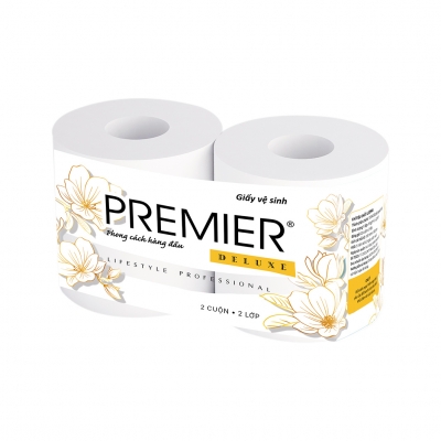 Toilet Roll PREMIER Deluxe Twin Pack 2-Ply